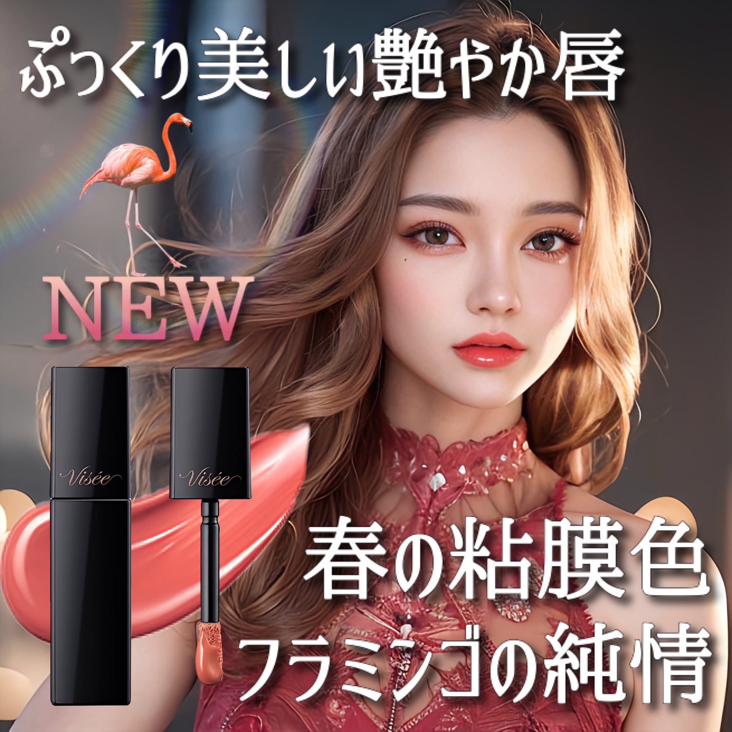 ネンマクフェイク リキッド/Visée/口紅を使ったクチコミ(1枚目)