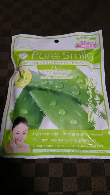 エッセンスマスク 毎日マスク8枚セット アロエ/Pure Smile/シートマスク・パックを使ったクチコミ(1枚目)