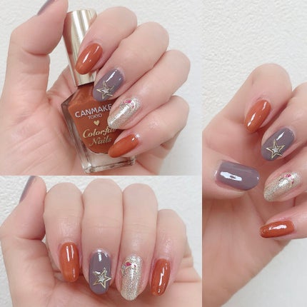 カラフルネイルズ/キャンメイク/マニキュアを使ったクチコミ(4枚目)