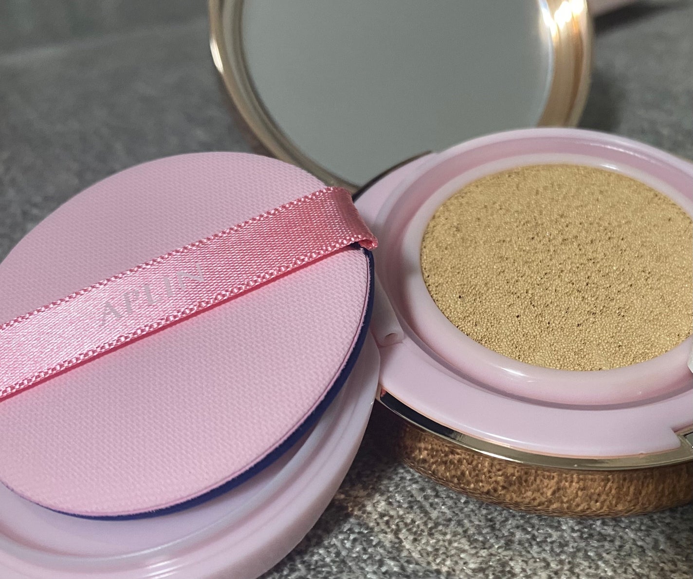 ピンクティーツリーカバークッション/APLIN/クッションファンデーションを使ったクチコミ(2枚目)