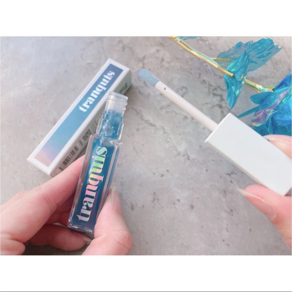 ブルーアワー リップオイル/tranquis/リップオイルを使ったクチコミ（3枚目）