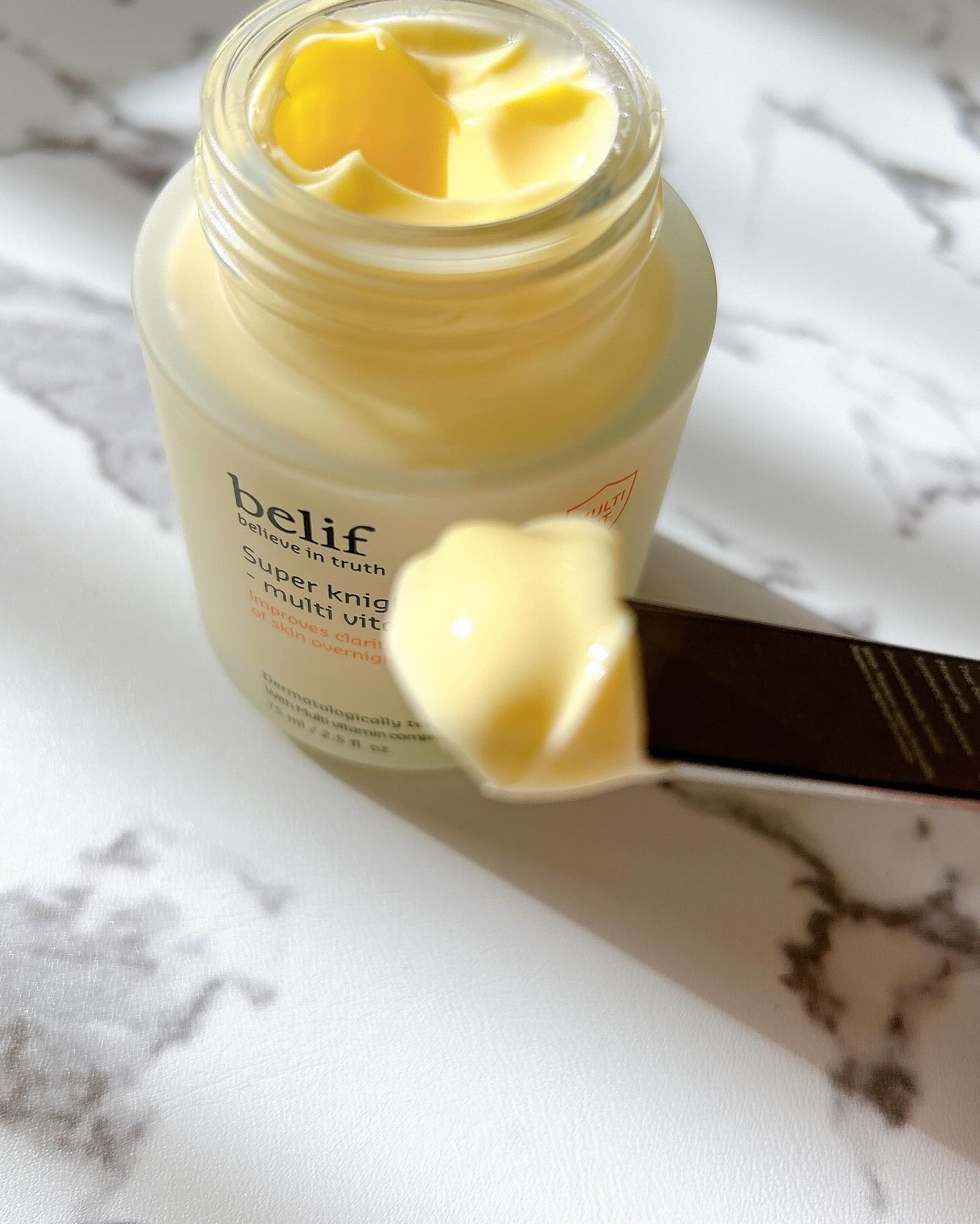 スーパーナイツ ビタミンマスク/belif/フェイスクリームを使ったクチコミ（3枚目）