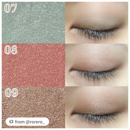 シングルカラーアイシャドウ/CEZANNE/単色アイシャドウを使ったクチコミ(4枚目)