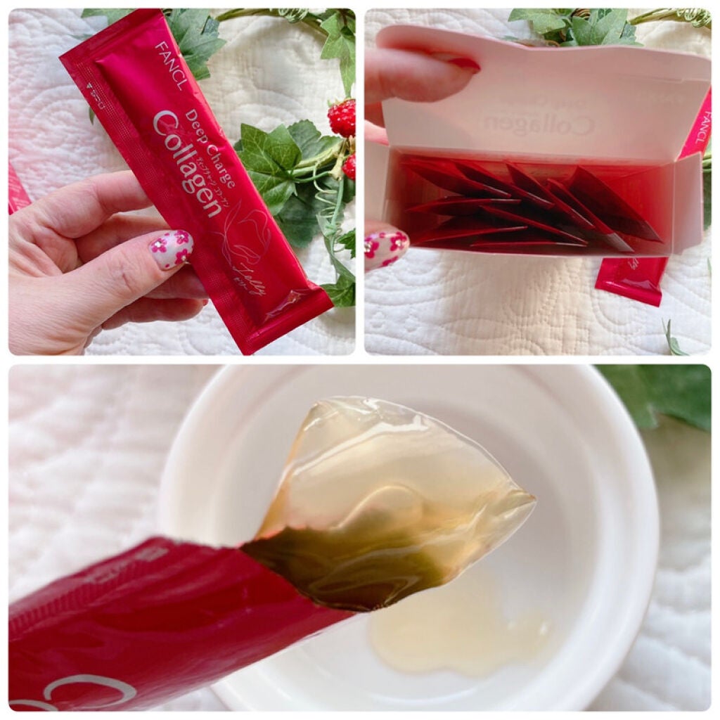 ディープチャージ コラーゲン スティックゼリー/ファンケル/美容サプリメントを使ったクチコミ(2枚目)