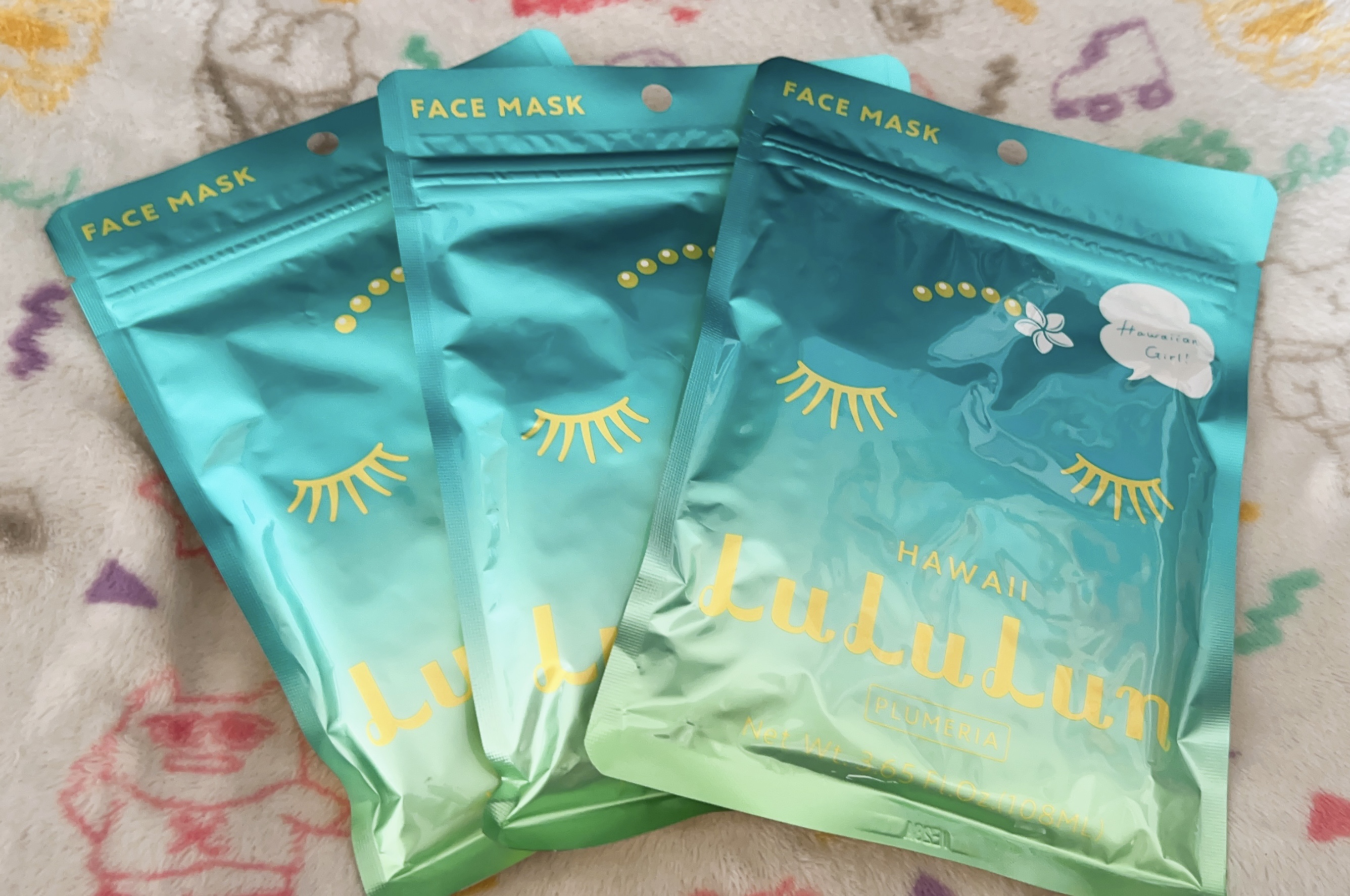 ハワイルルルン（プルメリアの香り）/ルルルン/シートマスク・パックを使ったクチコミ（2枚目）