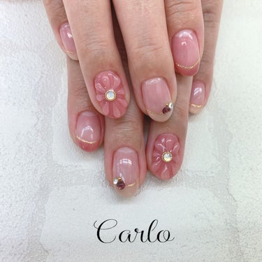 YUKA on LIPS 「.design.¥7000-..#nail#nailist#ネ..」（1枚目）