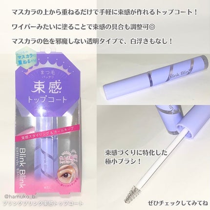 束感トップ コート/ブリンクブリンク/マスカラトップコートを使ったクチコミ(2枚目)
