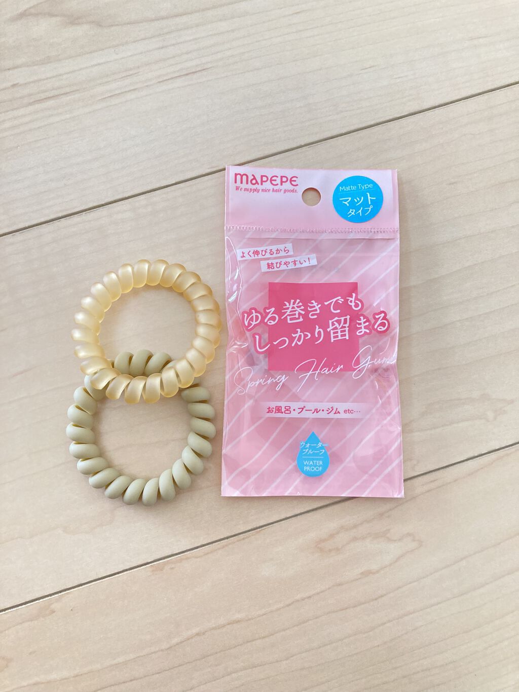 シリコンヘアゴム/マペペ/ヘアアクセサリーを使ったクチコミ（1枚目）
