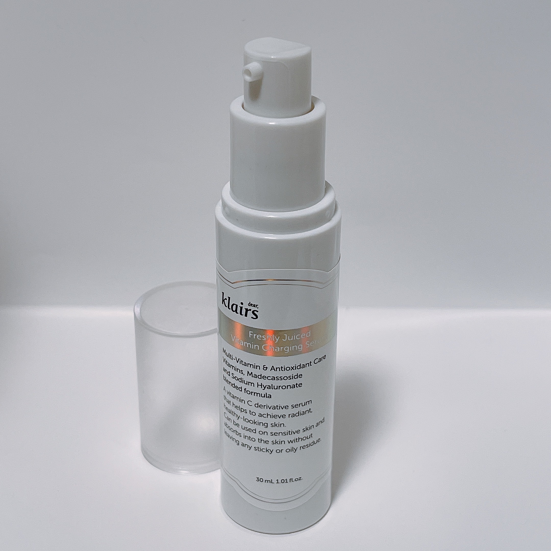 フレッシュリージュースドビタミンチャージングセラム(30ml)/Klairs/美容液を使ったクチコミ（2枚目）