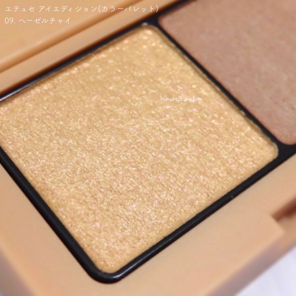 エテュセ アイエディション(カラーパレット) 09 ヘーゼルチャイ/ettusais/アイシャドウパレットを使ったクチコミ（3枚目）