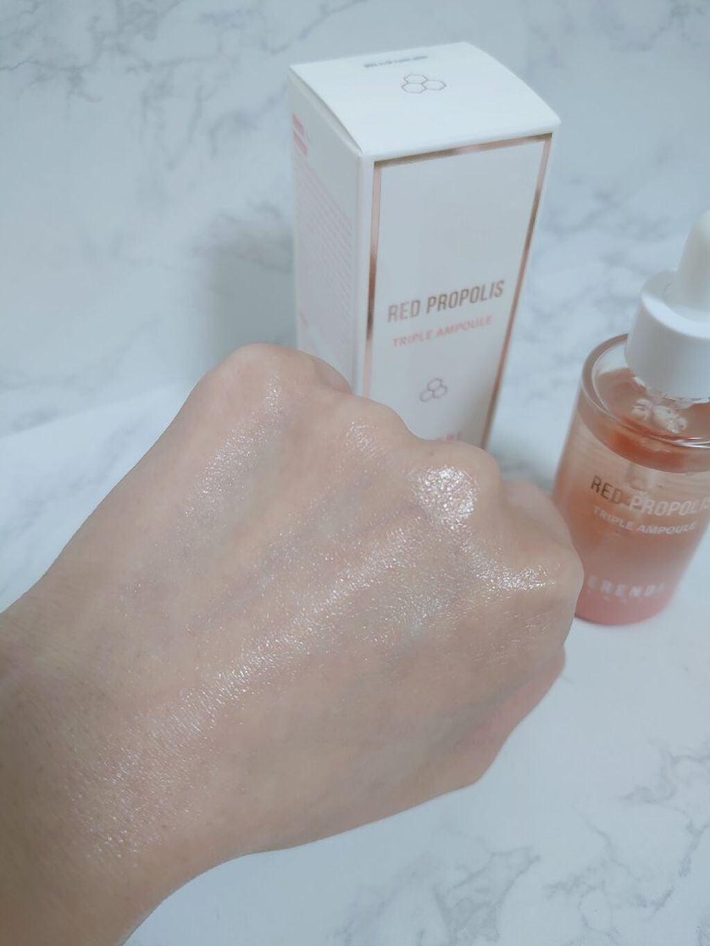 RED PROPOLIS TRIPLE AMPOULE/SERENDI BEAUTY/美容液を使ったクチコミ(3枚目)