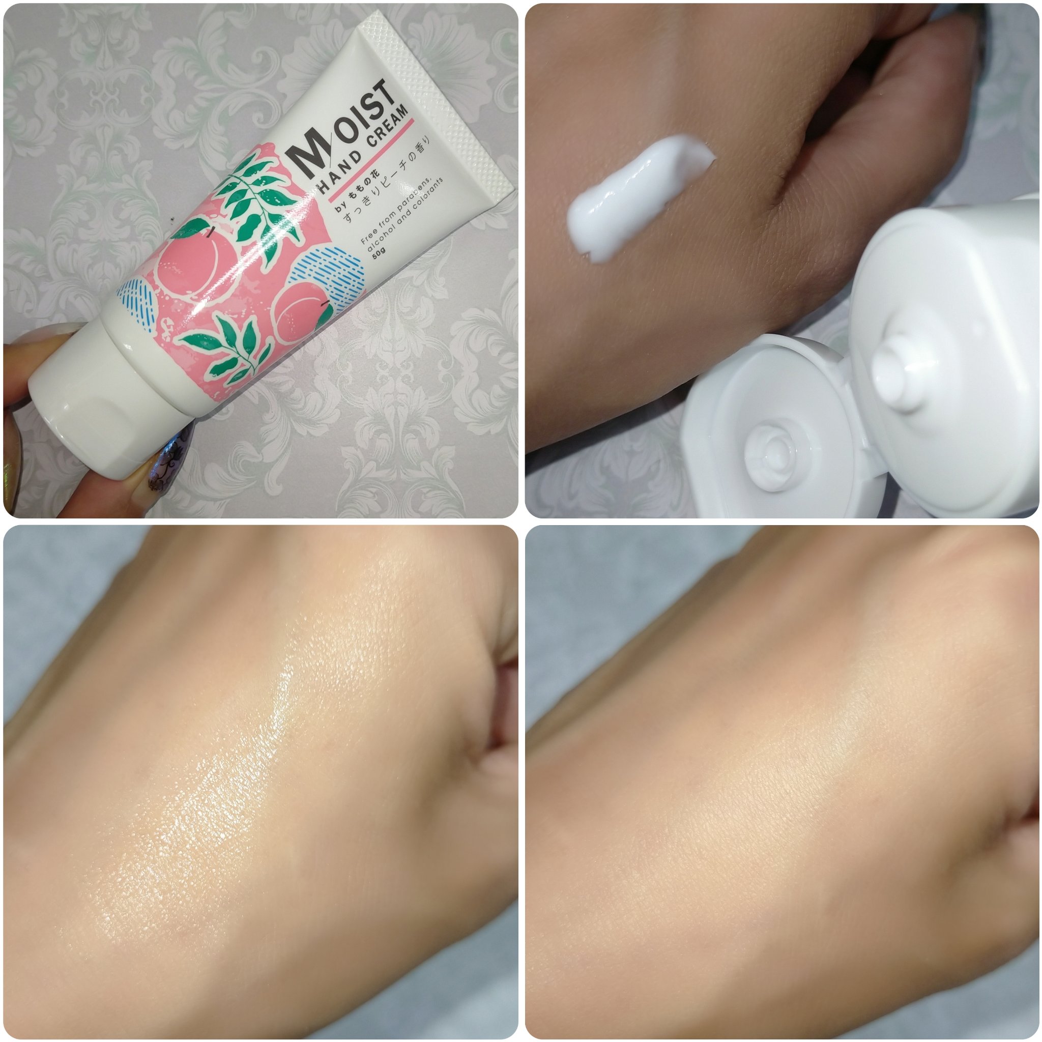 ももの花 ハンドクリーム/オリヂナル/ハンドクリームを使ったクチコミ（3枚目）
