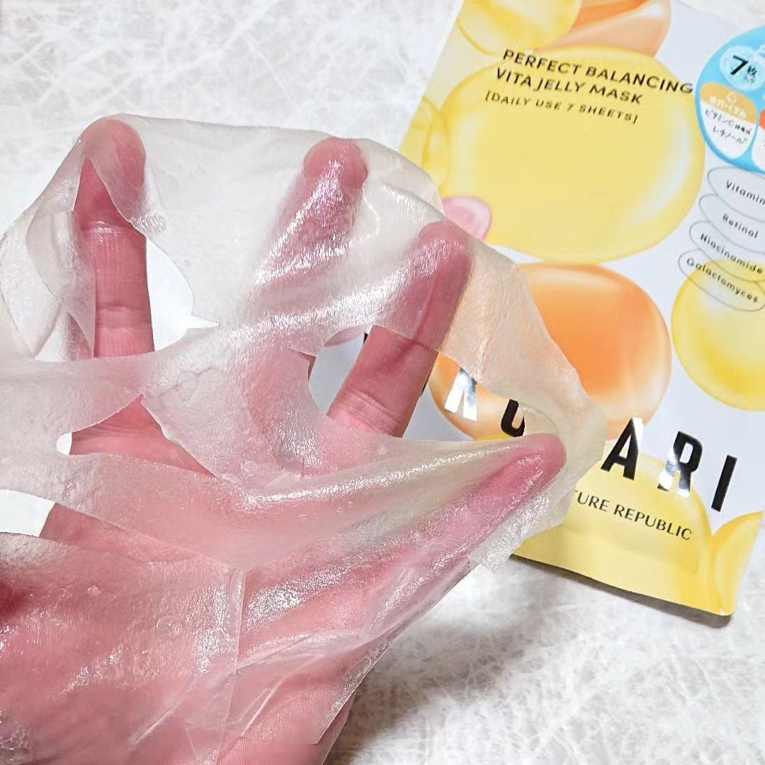 パーフェクトバランシング ビタミンゼリーマスク/ネイチャーリパブリック/シートマスク・パックを使ったクチコミ(3枚目)