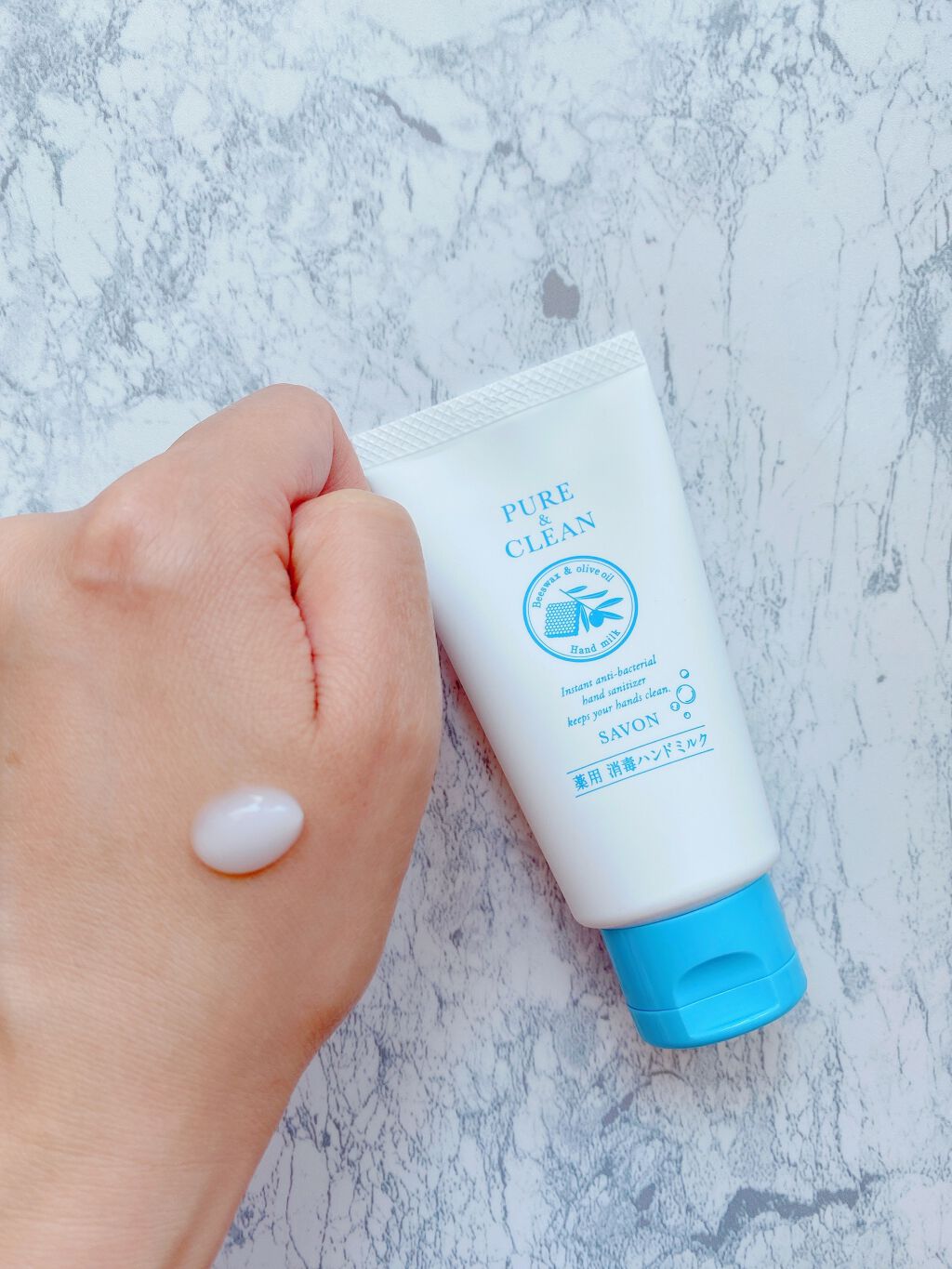 薬用 消毒ハンドミルク/ゼトックスタイル/ハンドクリームを使ったクチコミ（2枚目）