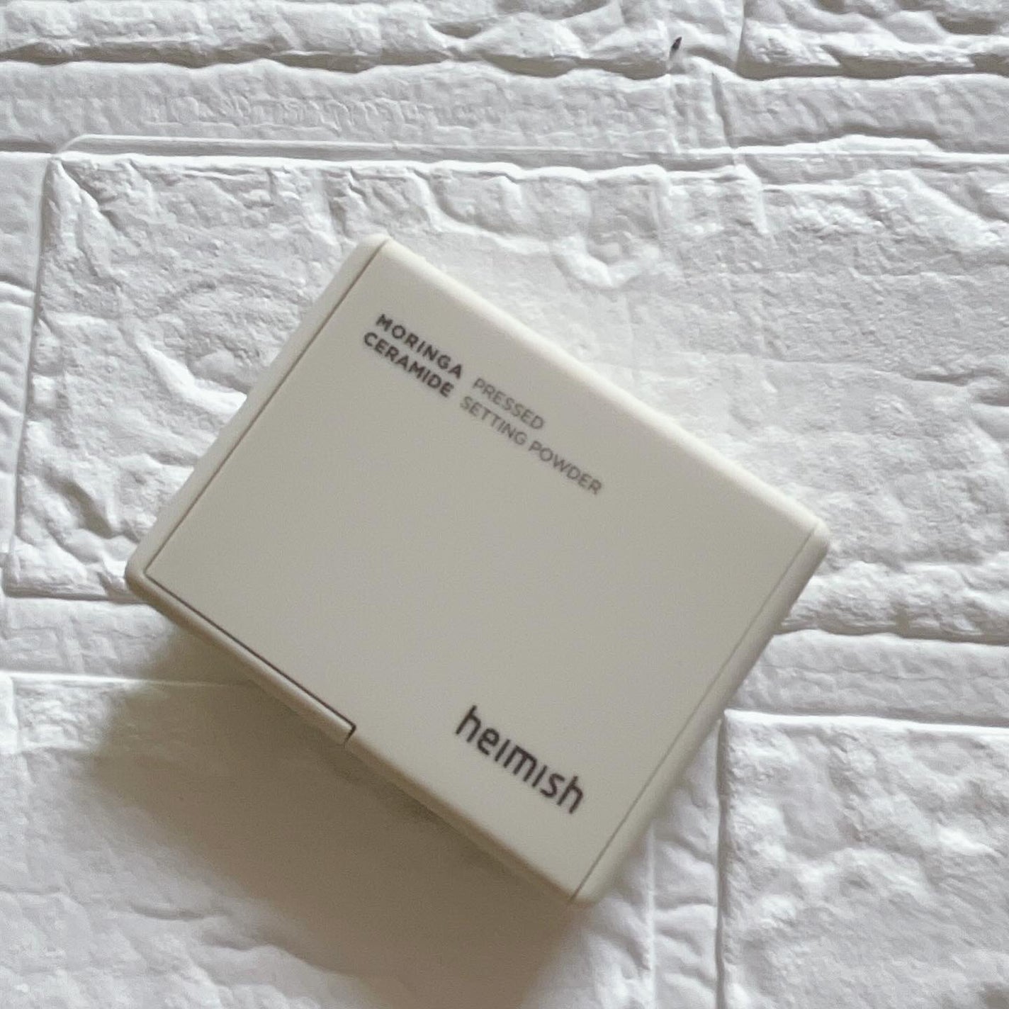 モリンガセラミドセッティングパウダーパクト/heimish/プレストパウダーを使ったクチコミ(1枚目)
