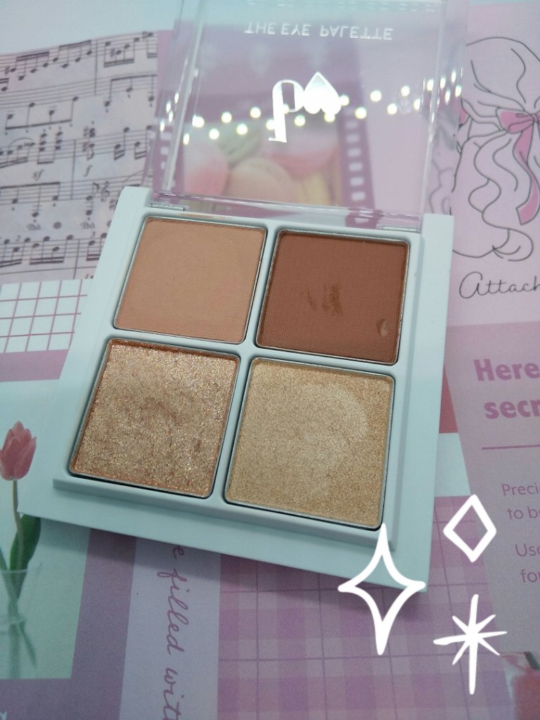 THE アイパレR/b idol/アイシャドウパレットを使ったクチコミ（2枚目）