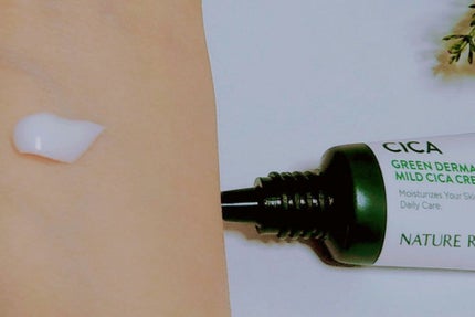 グリーン ダーマ マイルド クリーム/ネイチャーリパブリック/フェイスクリームを使ったクチコミ(2枚目)