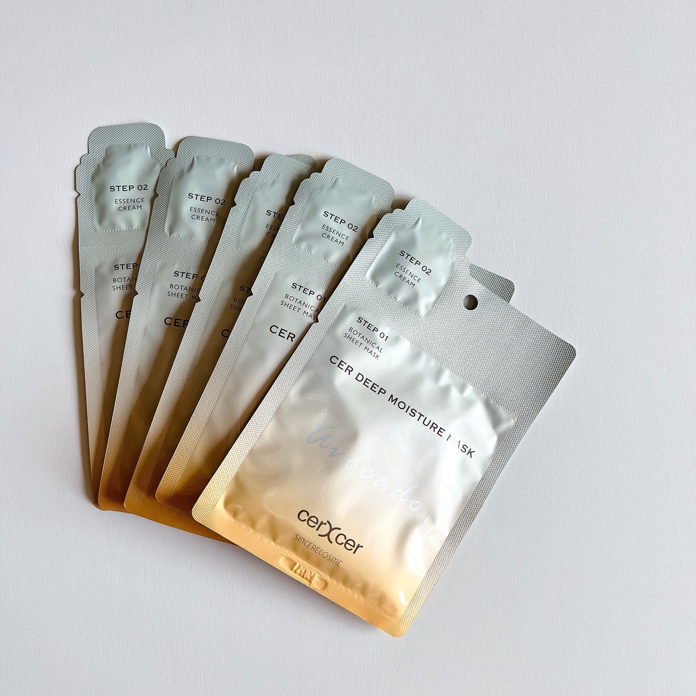 ディープモイスチャー マスク (ケアクリーム付き)/cerXcer/シートマスク・パックを使ったクチコミ(1枚目)