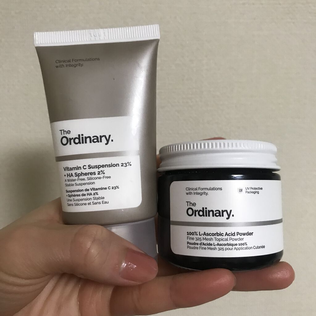 Cサスペンション23+HAスフィア2フェイスクリーム/The Ordinary/美容液を使ったクチコミ（3枚目）