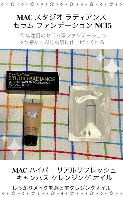 スタジオ ラディアンス セラム ファンデーション/M・A・C/リキッドファンデーションを使ったクチコミ(2枚目)