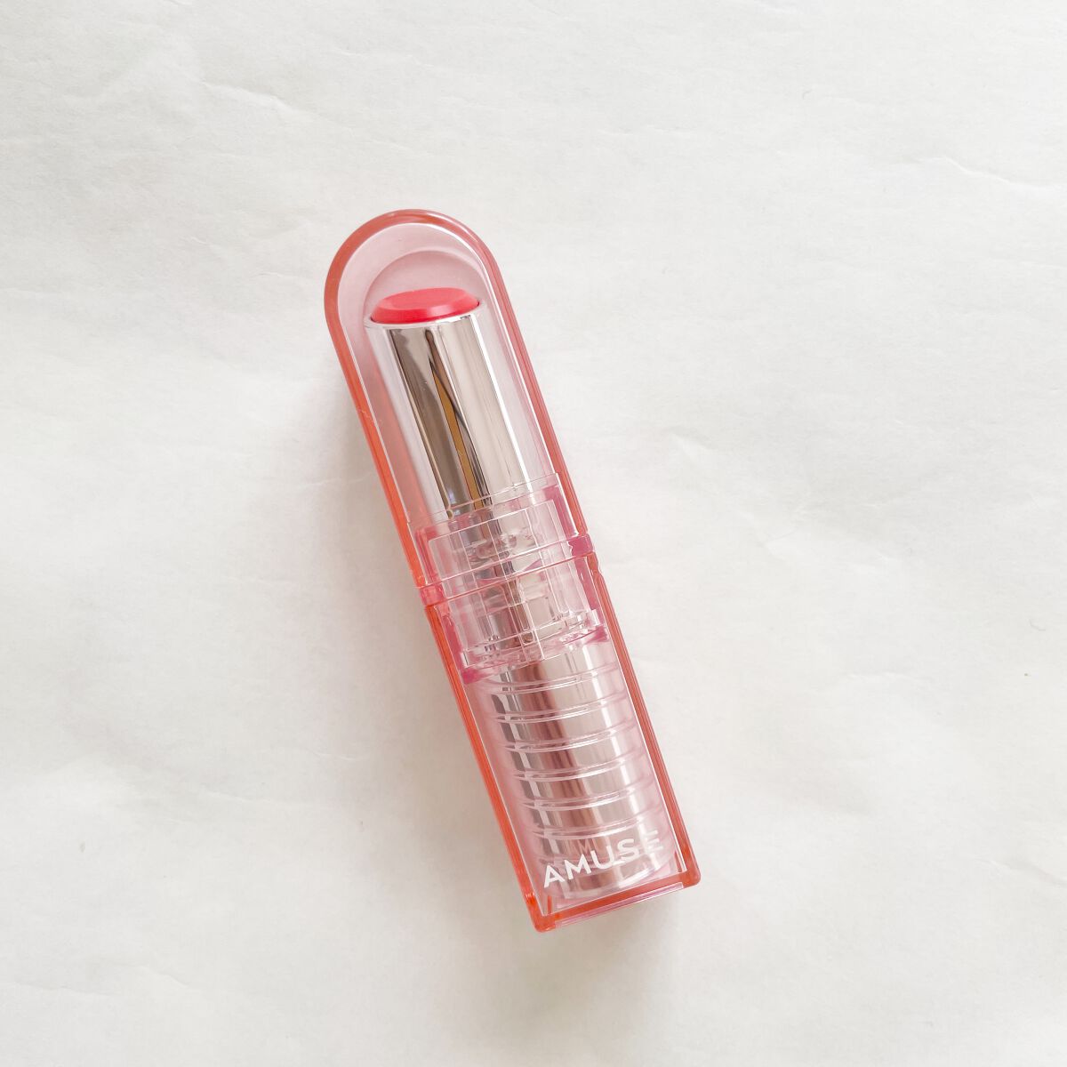 デューバーム 03ポメロデュー/AMUSE/口紅・グロス・リップライナー・リップケアを使ったクチコミ（3枚目）