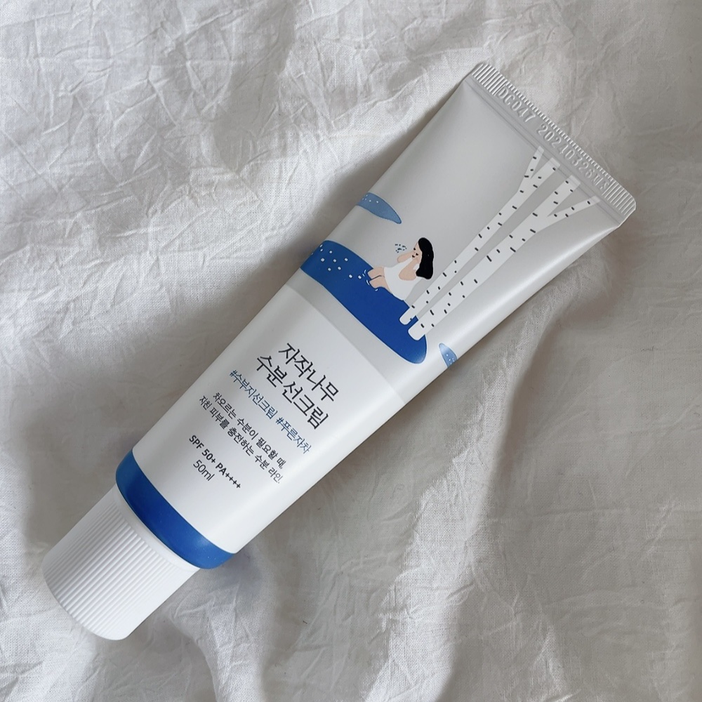 白樺水分uvクリーム/ROUND LAB/日焼け止めクリームを使ったクチコミ（1枚目）