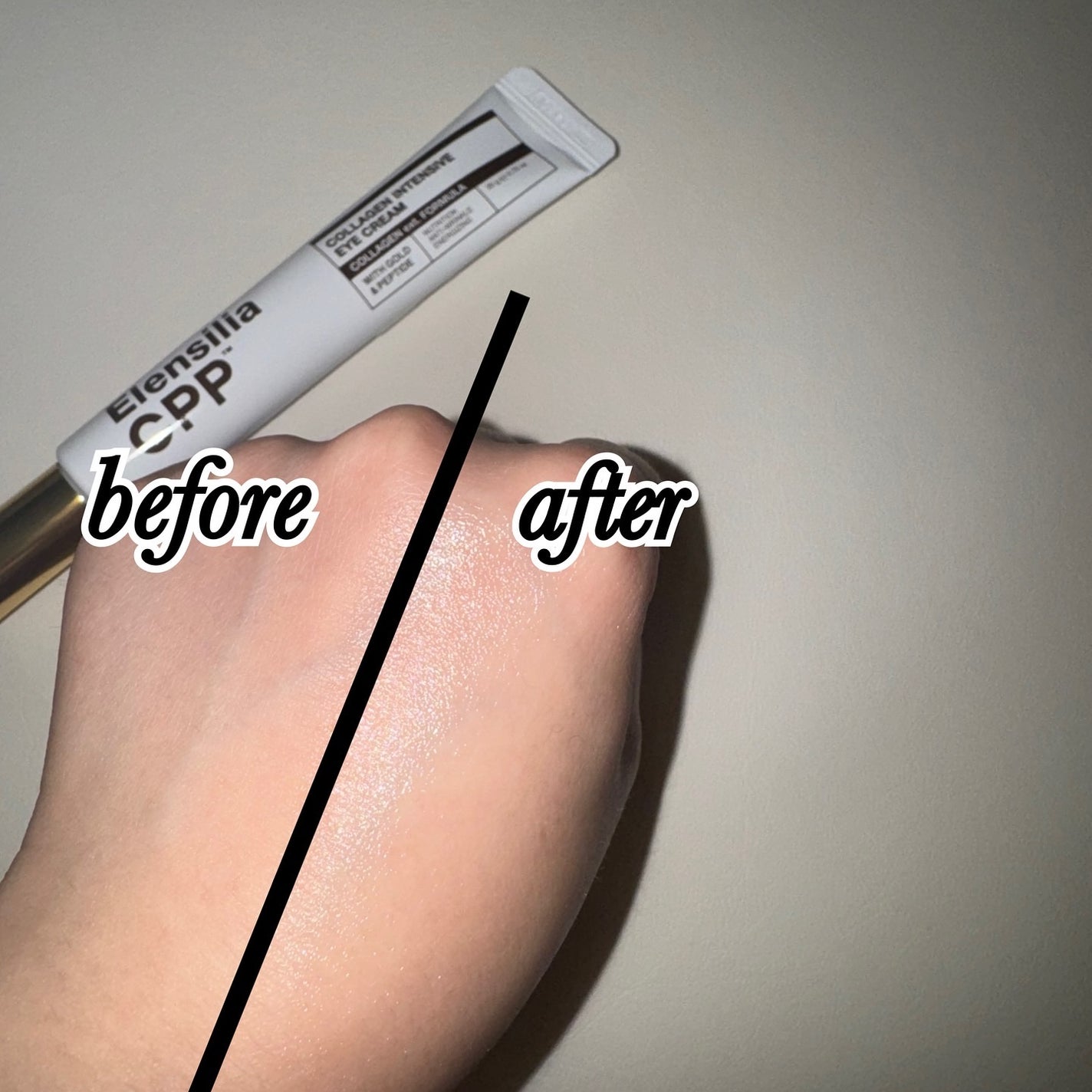 エレンシリア cpp コラーゲン 80 インテンシブ アイクリーム/Elensilia/アイケア・アイクリームを使ったクチコミ(3枚目)