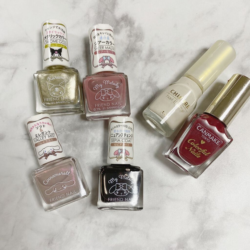 フレンドネイル(リニューアル品)	 1-11(33127)クロムゴールド/DAISO/マニキュアを使ったクチコミ（3枚目）