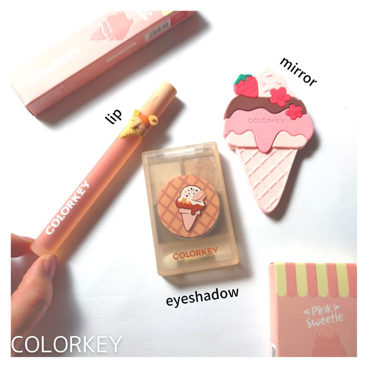 四色アイシャドウパレット/COLORKEY/アイシャドウパレットを使ったクチコミ（1枚目）