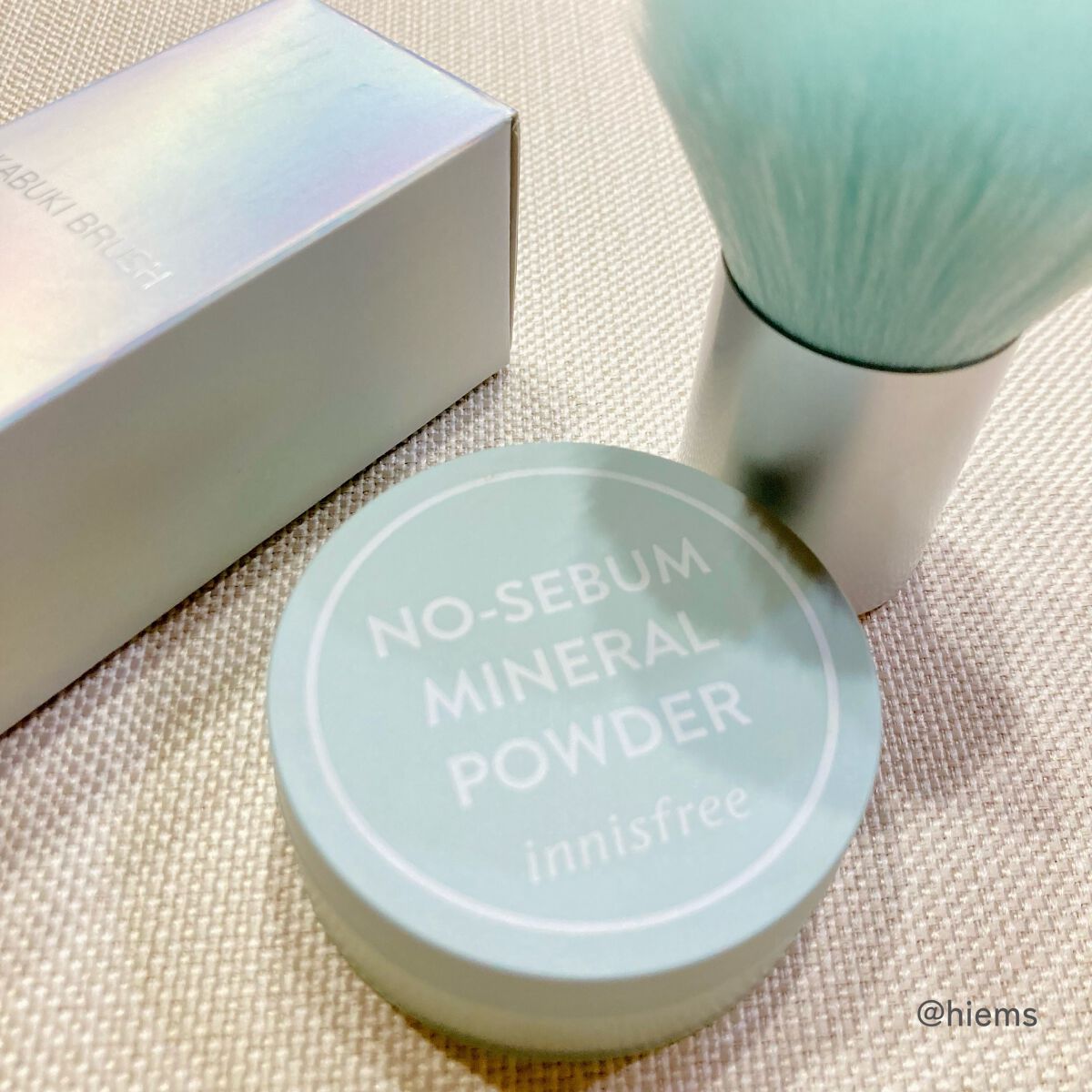 ノーセバム　ミネラルパウダー　N/innisfree/ルースパウダーを使ったクチコミ（1枚目）