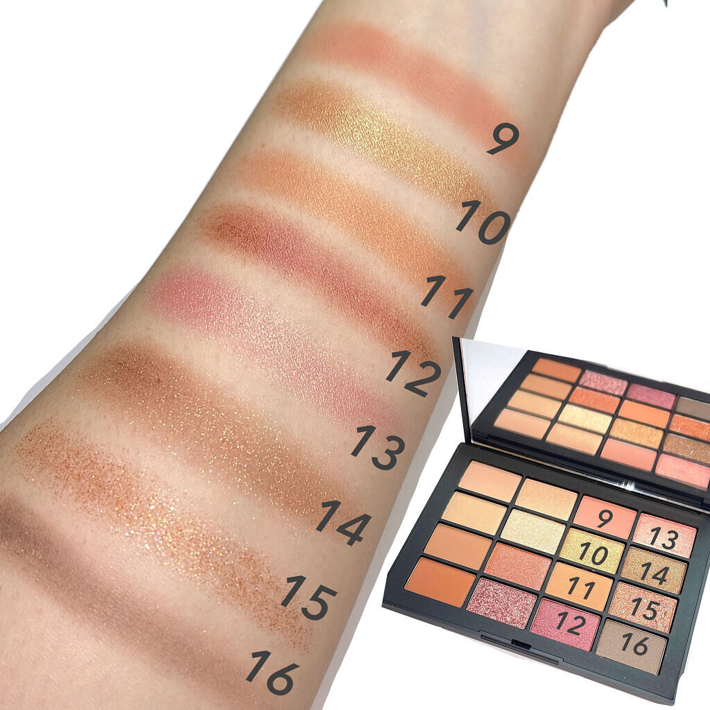 サマーアンレイテッド アイシャドーパレット/NARS/アイシャドウパレットを使ったクチコミ（3枚目）