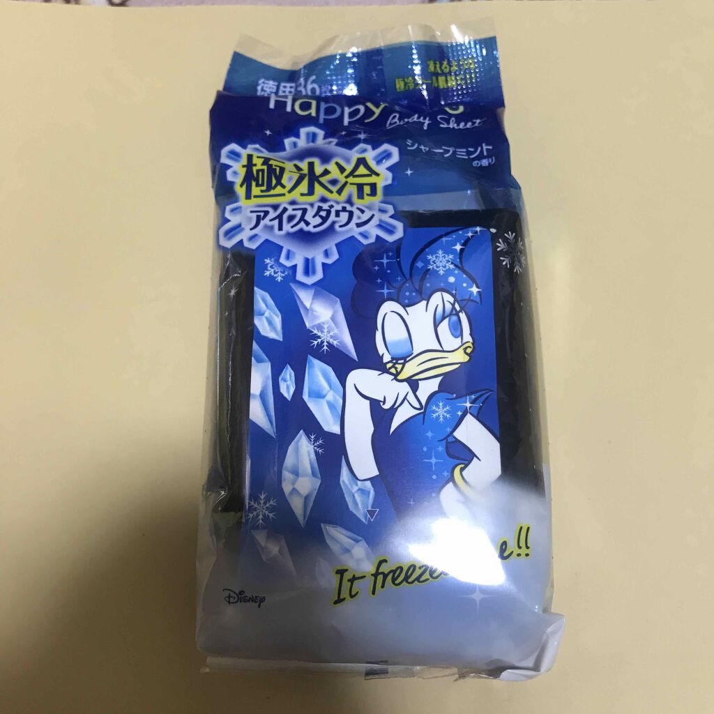 ハッピーデオ ボディシート 極氷冷アイスダウン シャープミント/マンダム/ボディシートを使ったクチコミ(1枚目)