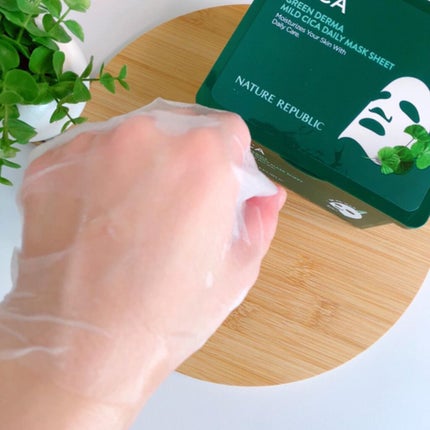 グリーンダーマCICA デイリーシートマスク/ネイチャーリパブリック/シートマスク・パックを使ったクチコミ(5枚目)