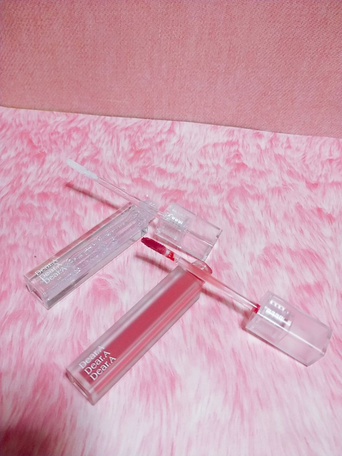 シアーベルベットティント 01 ピオニーブーケ/Dear.A/リップティントを使ったクチコミ（1枚目）