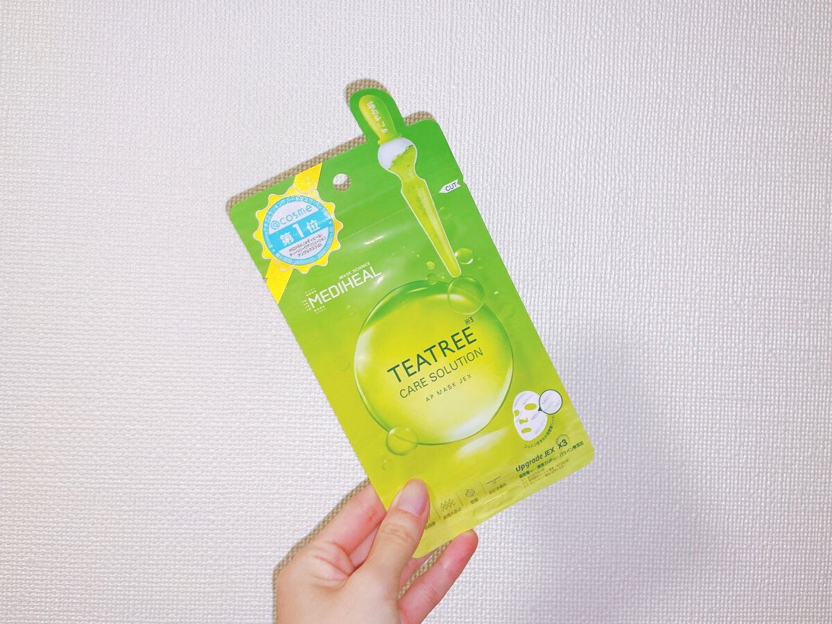 ティーツリーケアソリューション アンプルマスクJEX/MEDIHEAL/シートマスク・パックを使ったクチコミ(1枚目)