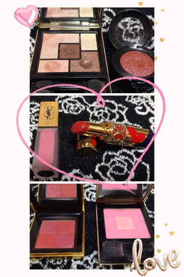 クチュール クルール パレット 14 ロージィ コントゥーリング/YVES SAINT LAURENT BEAUTE/パウダーアイシャドウを使ったクチコミ（1枚目）