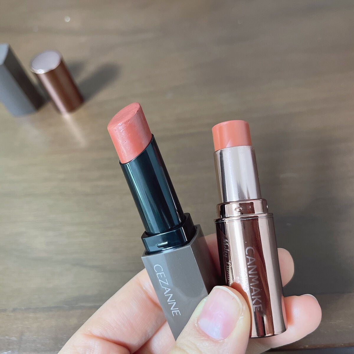 メルティールミナスルージュ(ティントタイプ)/キャンメイク/リップティントを使ったクチコミ(4枚目)