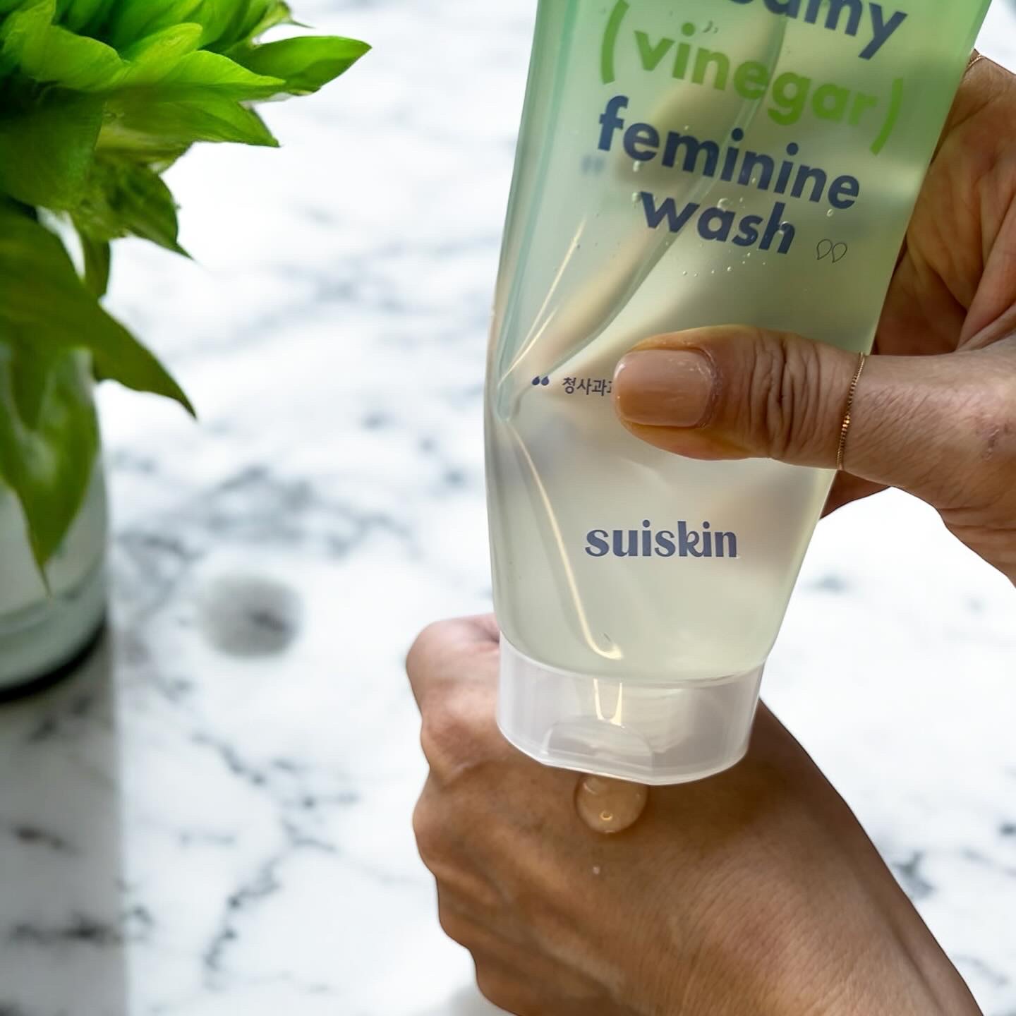 クリーミービネガーフェミニンウォッシュ/suiskin/ボディソープを使ったクチコミ（2枚目）