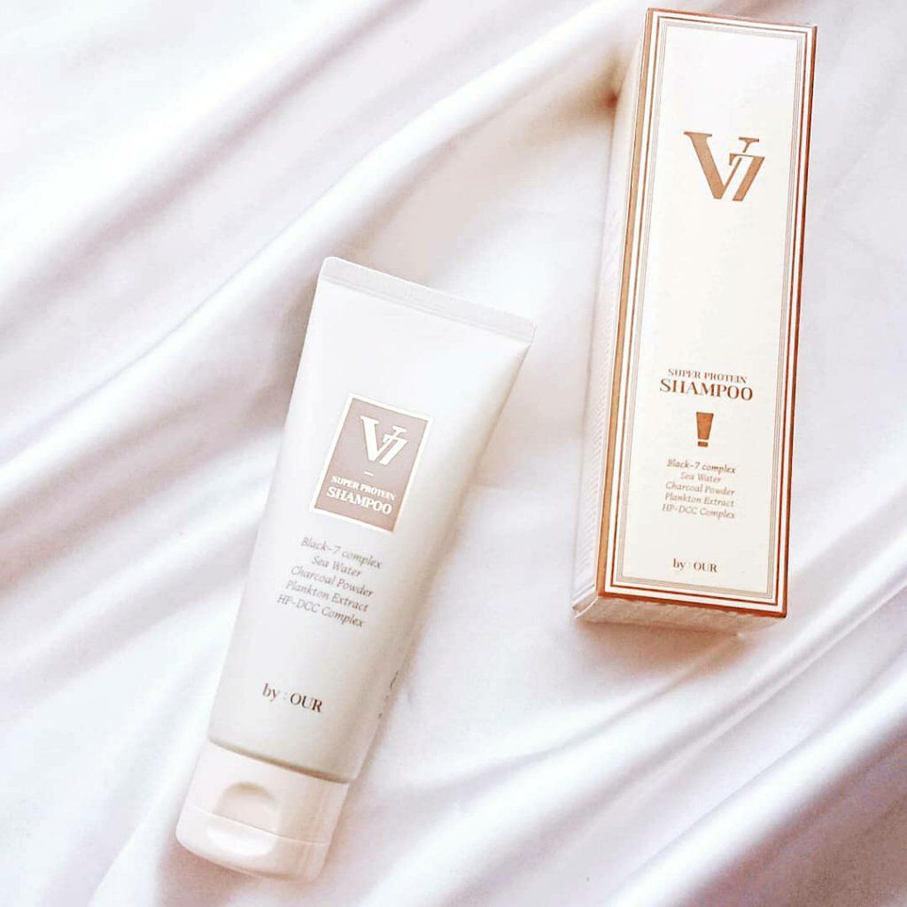 V7 スーパープロテイン シャンプー 500ml/by : OUR/サロンシャンプーを使ったクチコミ（1枚目）