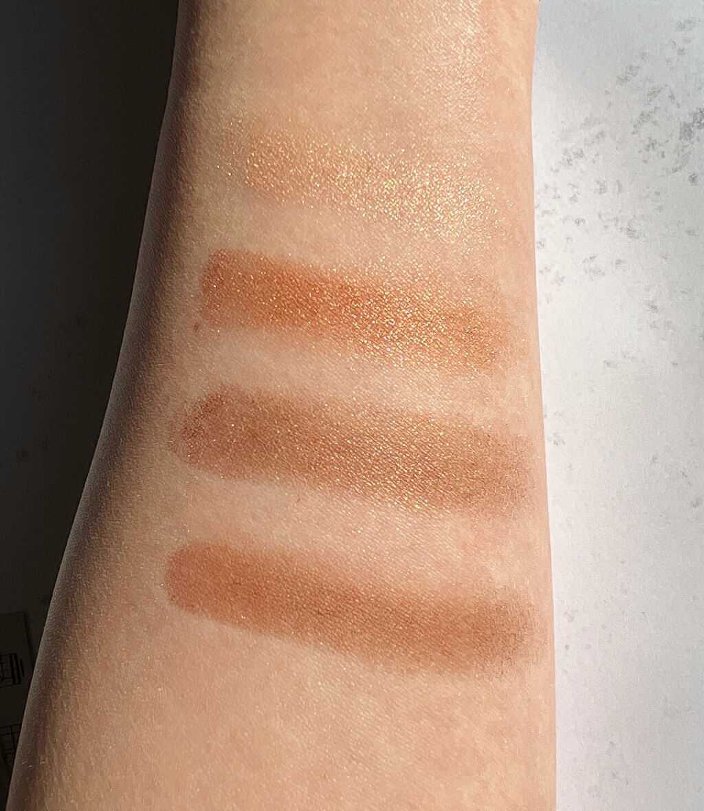 パレットアイシャドウ サンライズブラウン/＆be/アイシャドウパレットを使ったクチコミ（3枚目）