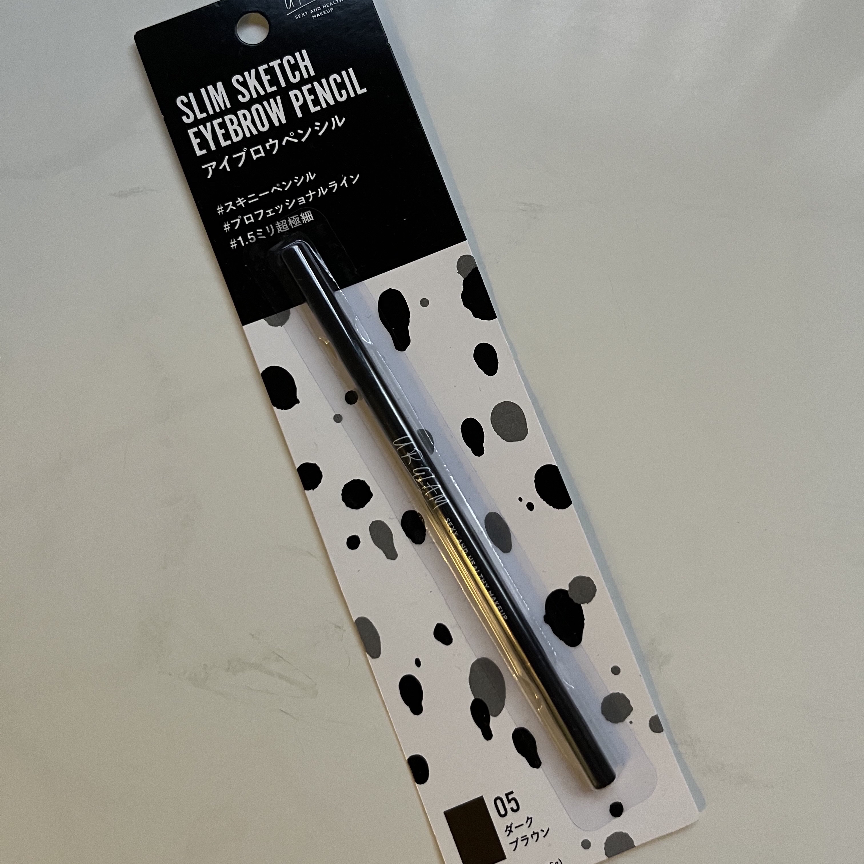 スリムスケッチアイブロウペンシル/U R GLAM/アイブロウペンシルを使ったクチコミ（1枚目）
