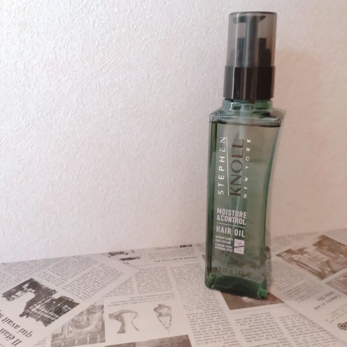 モイスチュアコントロール ヘアオイル Ｗ/スティーブンノル ニューヨーク/ヘアオイルを使ったクチコミ（1枚目）