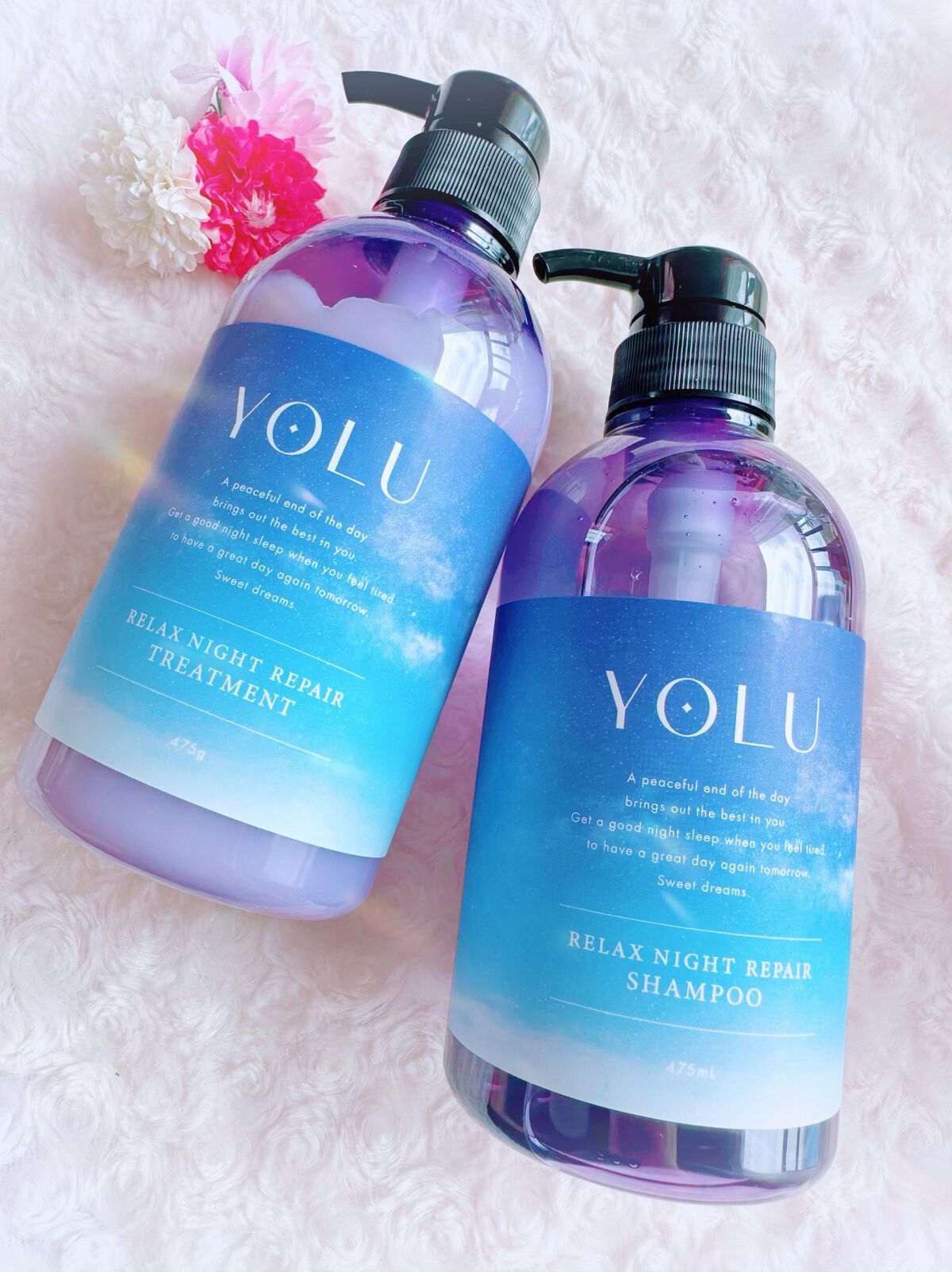 カームナイトリペアシャンプー/トリートメント/YOLU/市販シャンプーを使ったクチコミ(1枚目)