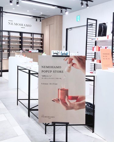 NEMOHAMO バランススキンローションのクチコミ「𝐍𝐄𝐌𝐎𝐇𝐀𝐌
POPUP STORE

国産オーガニックブランド #ネモハモ
なんと！丸ビル.....」（1枚目）