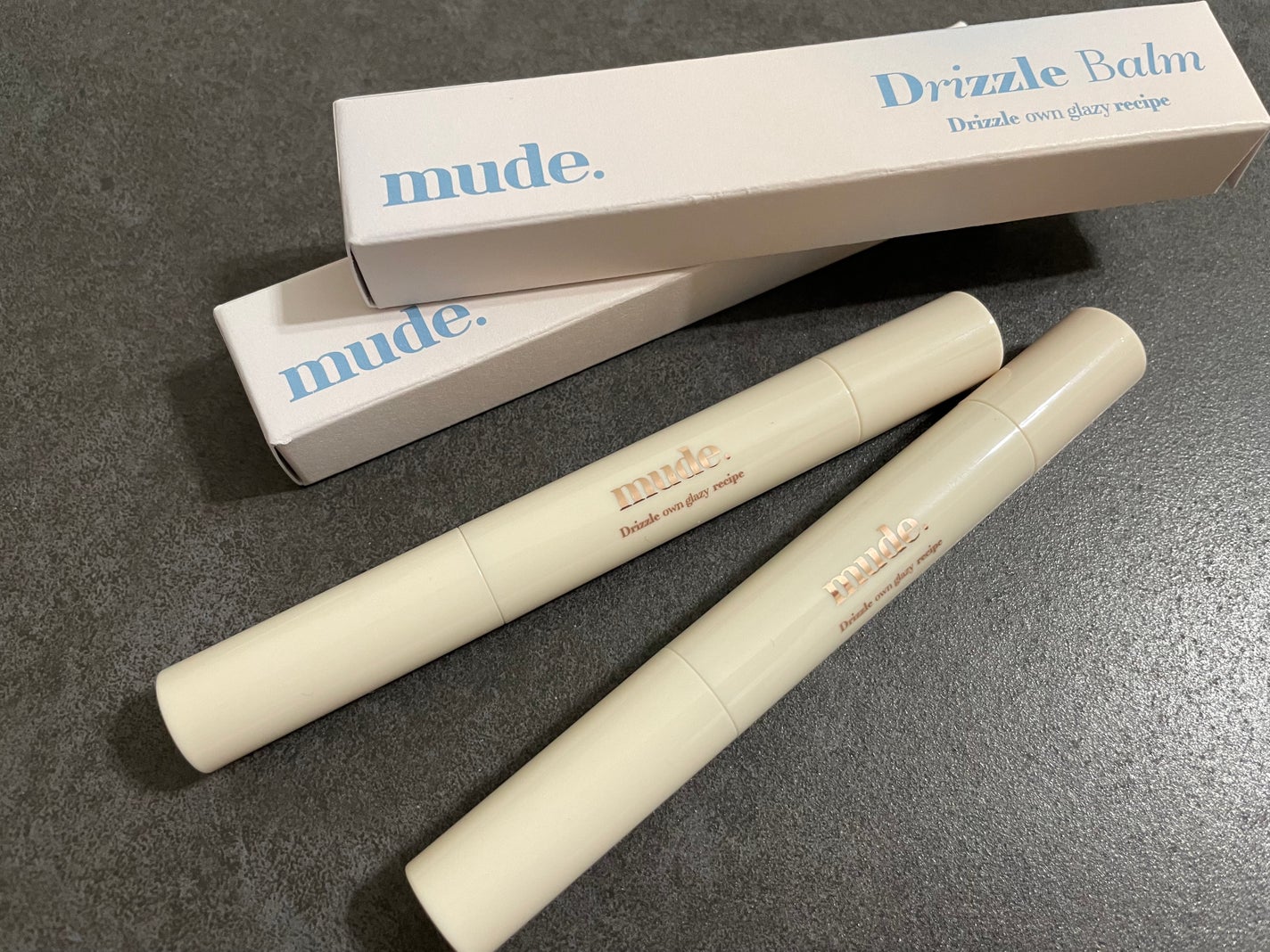 ドリズルバーム/mude/口紅を使ったクチコミ(3枚目)