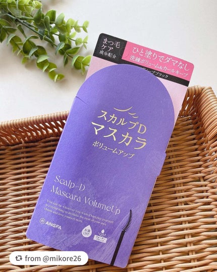 スカルプD マスカラ ボリュームアップ/アンファー(スカルプD)/マスカラを使ったクチコミ(6枚目)