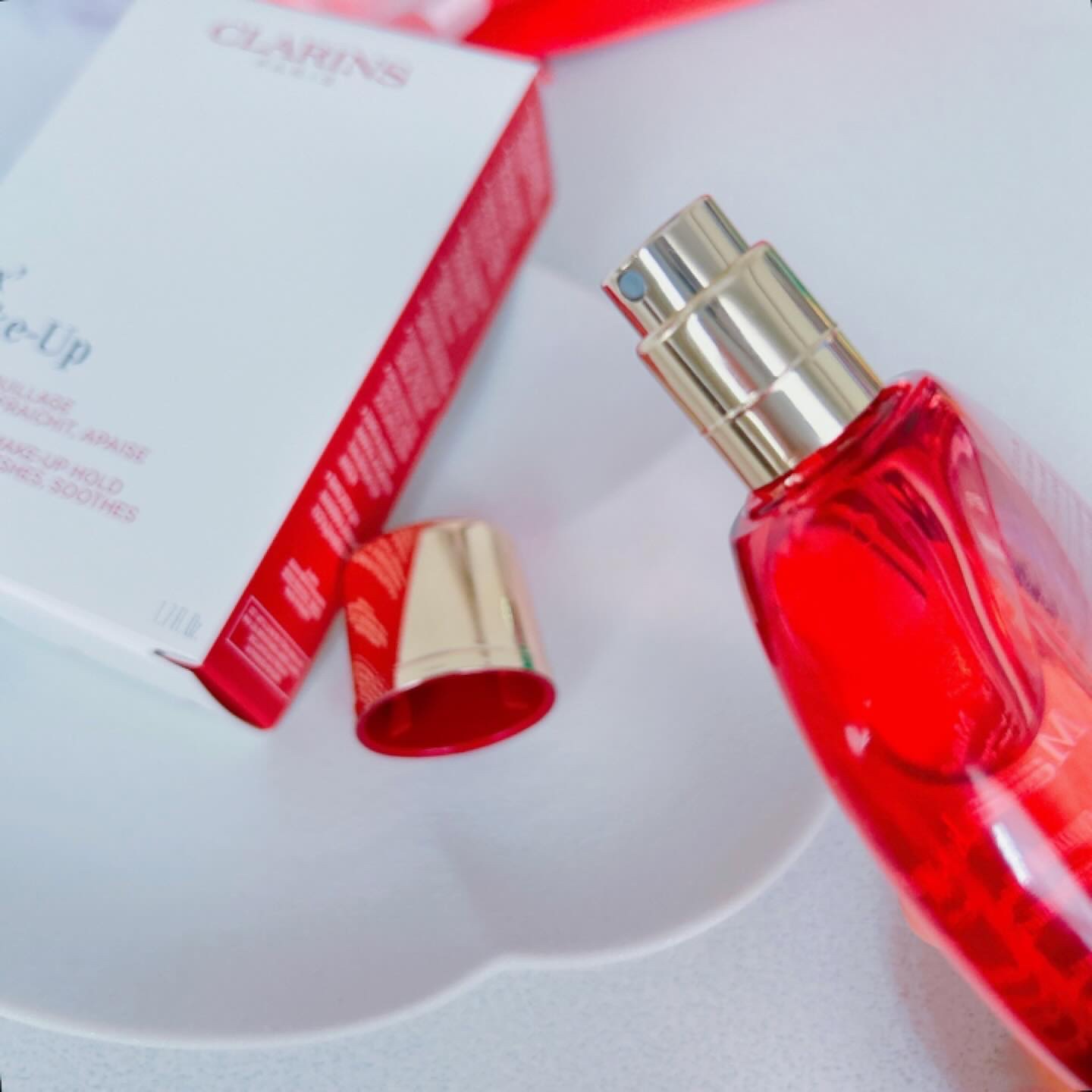 フィックス メイクアップ/CLARINS/ミスト状化粧水を使ったクチコミ（3枚目）