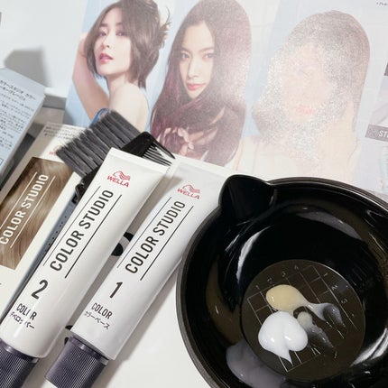 ウエラ カラースタジオ クリームタイプヘアカラー/ウエラ/ヘアカラーを使ったクチコミ(5枚目)