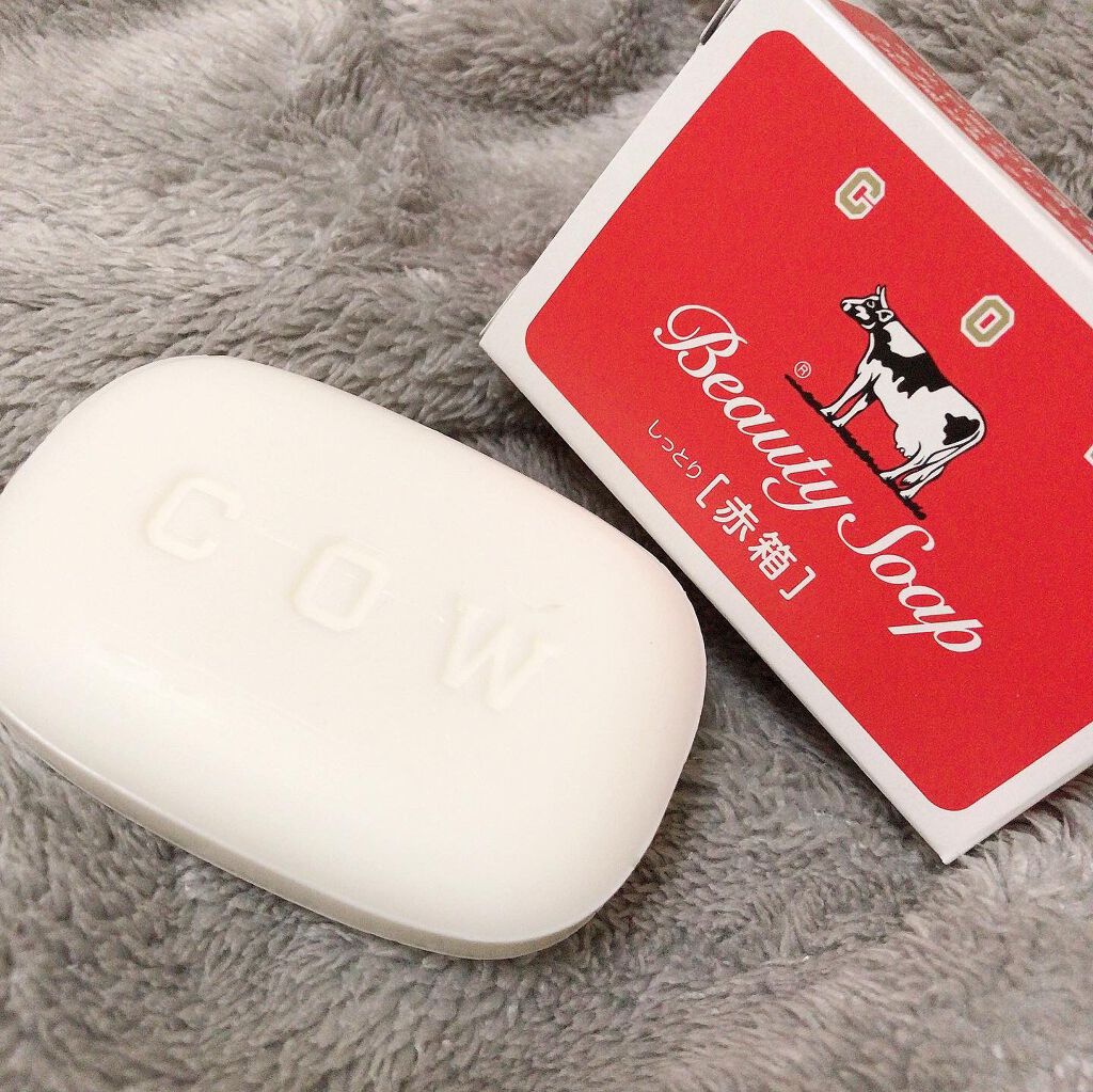 赤箱 (しっとり) レギュラーサイズ 90g(3コ)/カウブランド/洗顔石鹸を使ったクチコミ（3枚目）