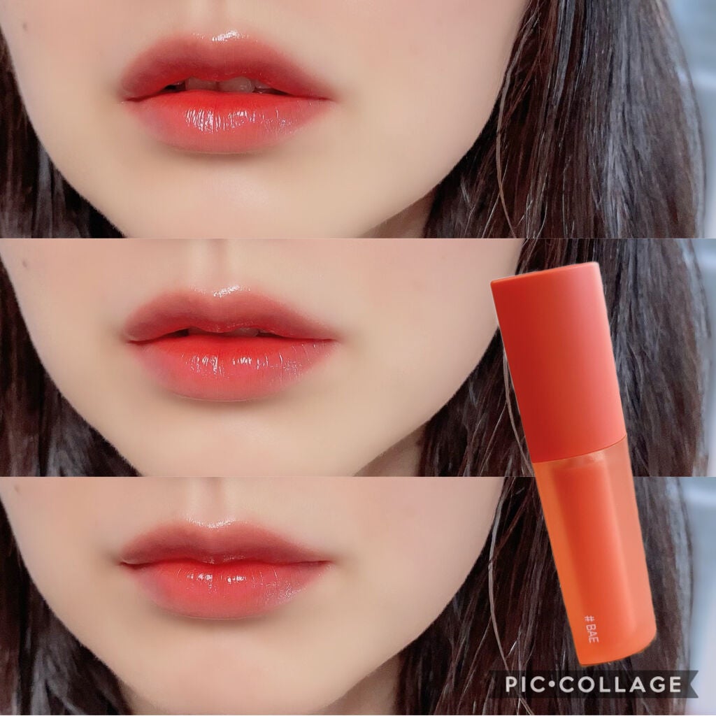 ホリカホリカ ハートクラッシュグローティントエアー/HOLIKA HOLIKA/リップティントを使ったクチコミ(4枚目)